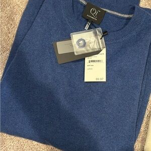 NWT Cashmere Blue Men's Sweater